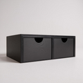 Monitor Riser with 2 Drawers – Desktop Organizer & Storage Stand