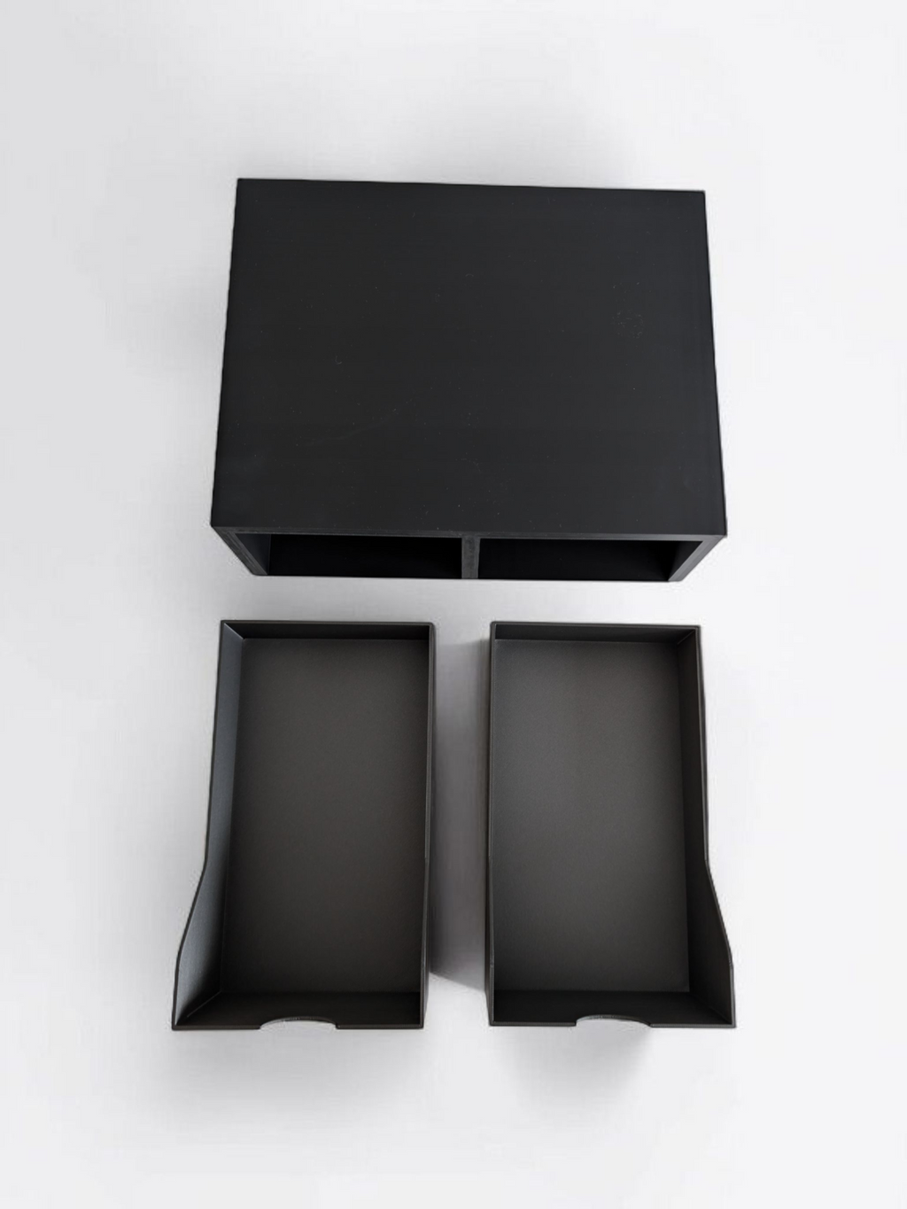 Monitor Riser with 2 Drawers – Desktop Organizer & Storage Stand