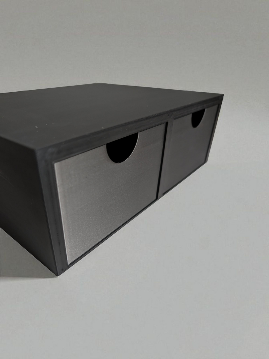 Monitor Riser with 2 Drawers – Desktop Organizer & Storage Stand