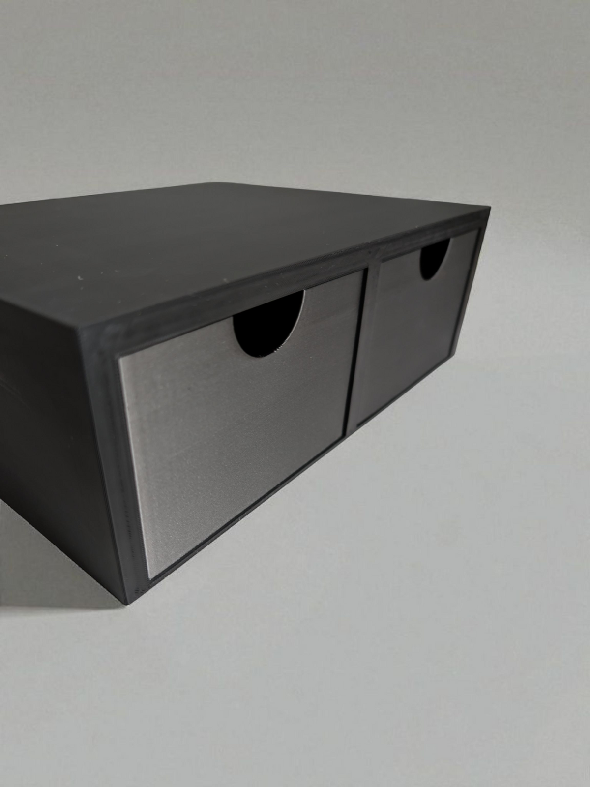 Monitor Riser with 2 Drawers – Desktop Organizer & Storage Stand