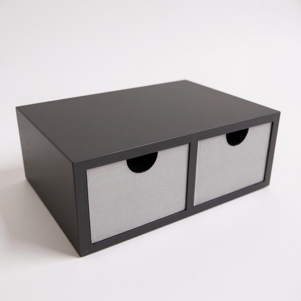 Monitor Riser with 2 Drawers – Desktop Organizer & Storage Stand