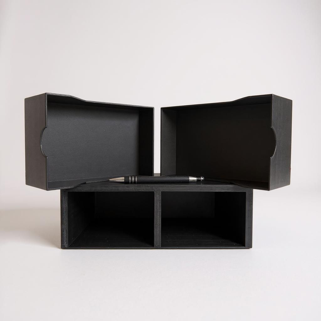 Monitor Riser with 2 Drawers – Desktop Organizer & Storage Stand