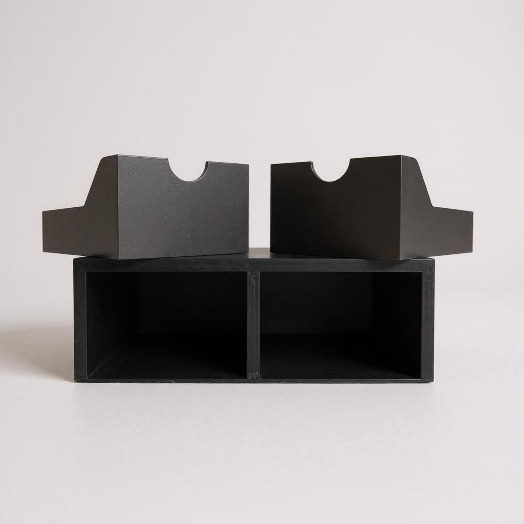 Monitor Riser with 2 Drawers – Desktop Organizer & Storage Stand