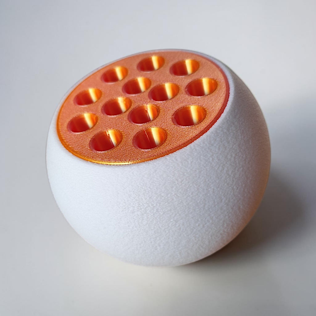 Modern Round Pencil Holder – 13-Slot Desk Organizer