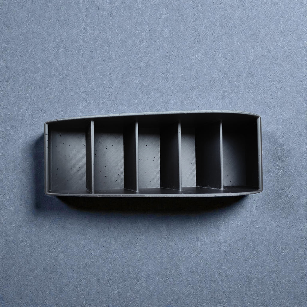 5-Slot Remote Control Holder – Modern Desktop & Coffee Table Organizer
