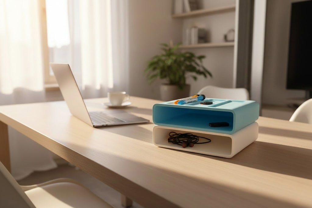 Stackable Desk Organizer – Modular Office Storage Tray
