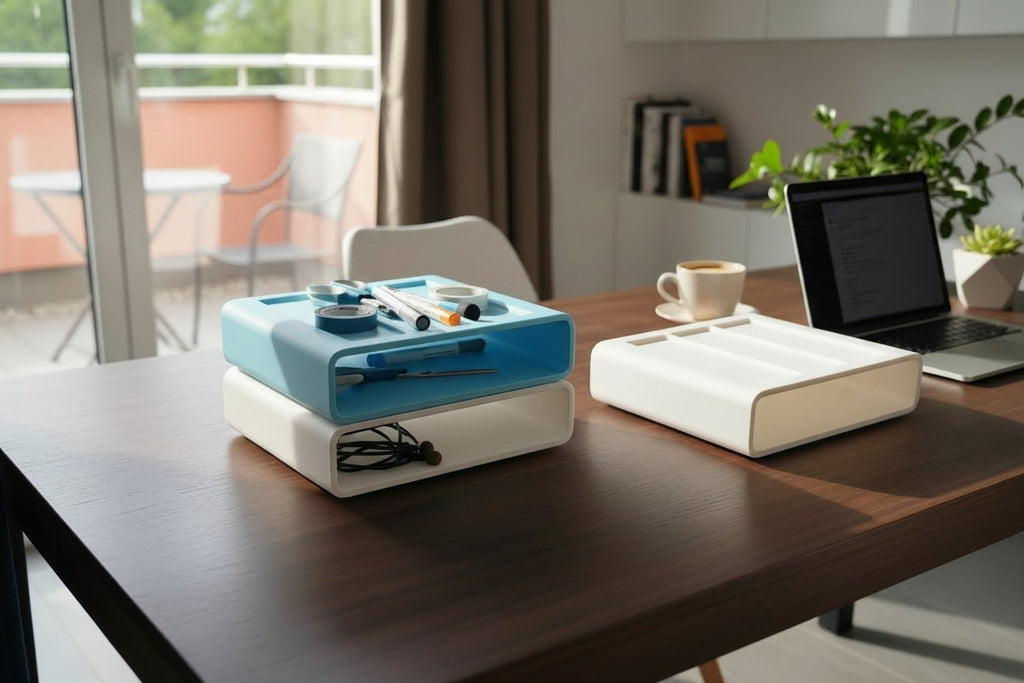 Stackable Desk Organizer – Modular Office Storage Tray