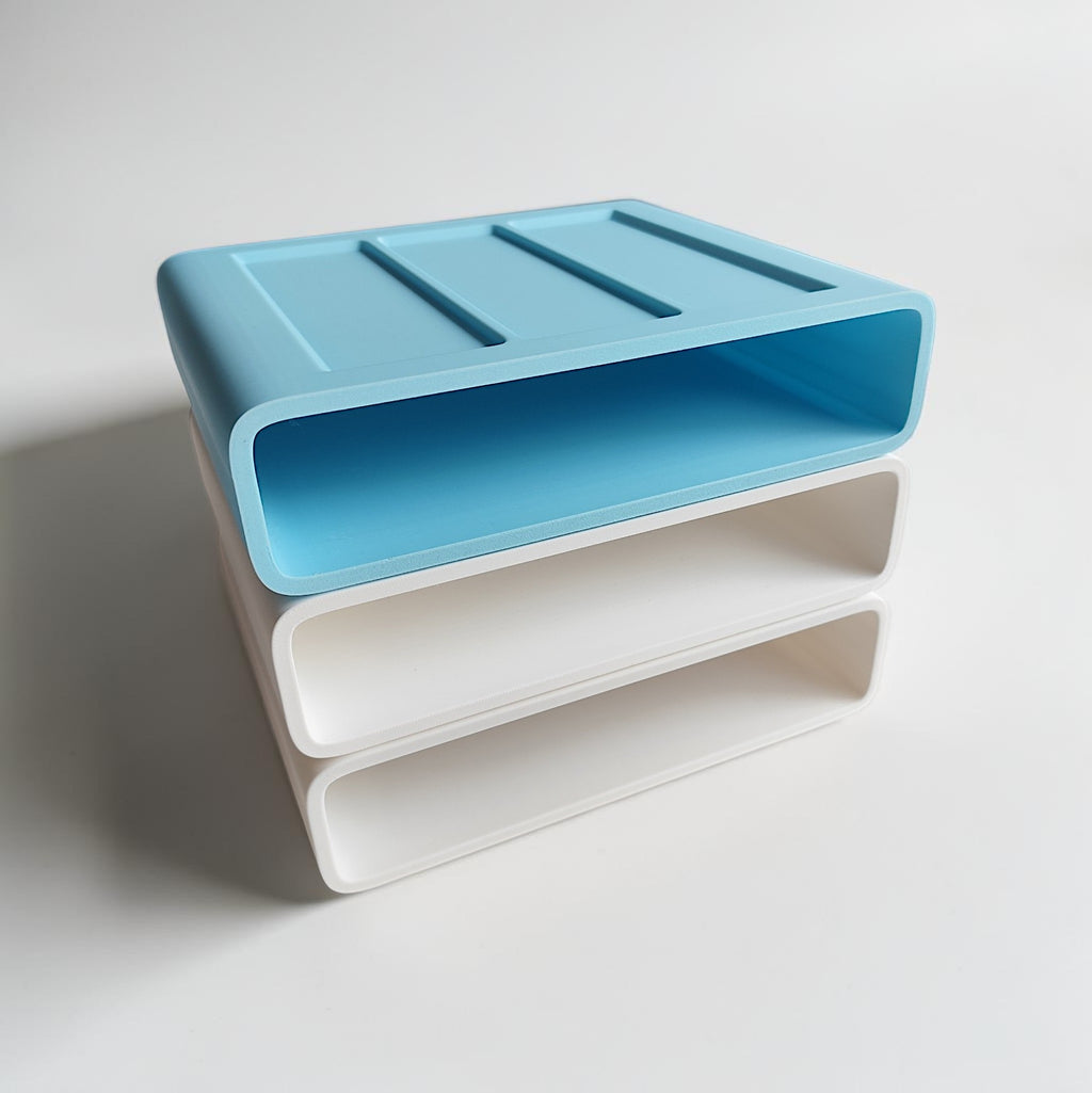 Stackable Desk Organizer – Modular Office Storage Tray