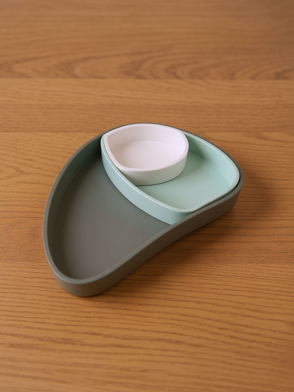 TrioCurve 3-Piece Nesting Tray Set – Modular Catchall Organizers