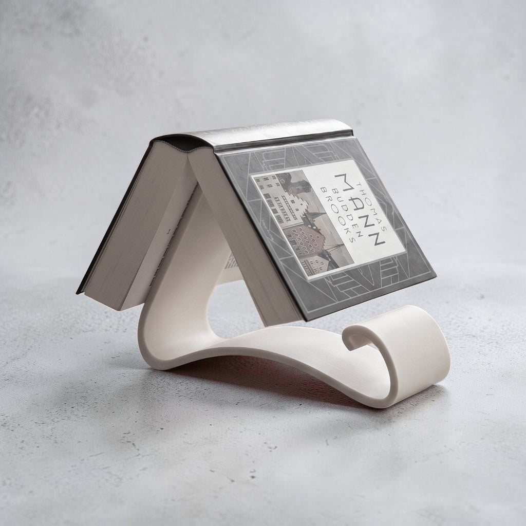 Wavy Book Stand – 3-in-1 Reading, Display & Page Holder